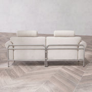 Wiageot polished stainless steel sofa frame