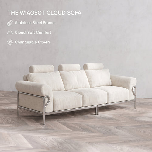 Wiageot Cloud 3 Seat Sofa product detail 2