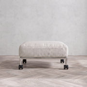 Wiageot Cloud Mobile Ottoman in ivory